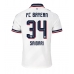 Bayern Munich Ismael Saibari #34 Borta matchtröja 2026-27 Kortärmad Billigt Bayern Munich Ismael Saibari #34 Borta matchtröja 2026-27 Kortärmad Billigt